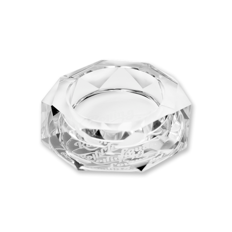 Rolling Loud Clear Glass Ashtray