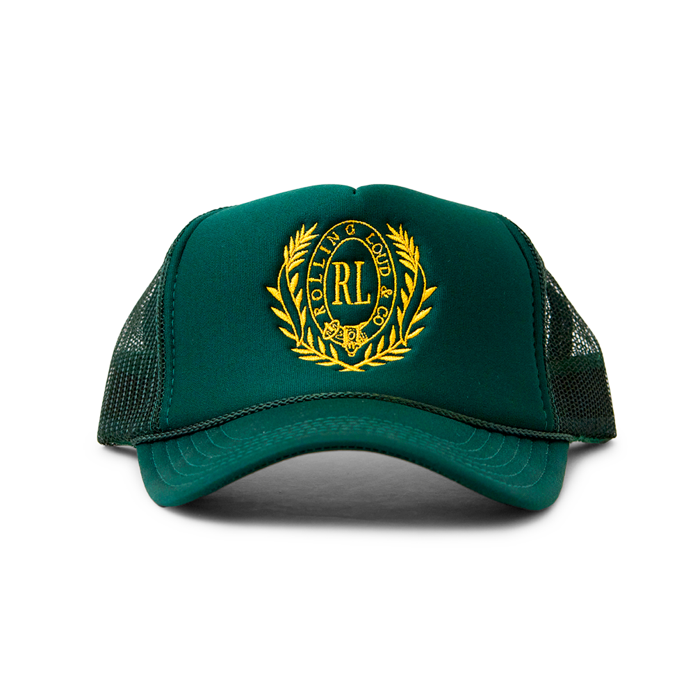 RL Alumni Trucker Hat Green Miami 22'