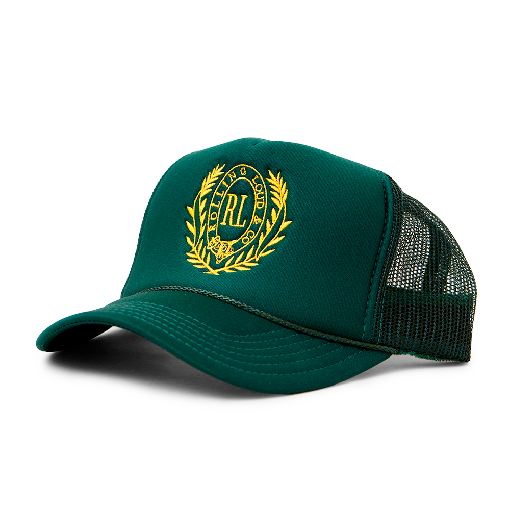 RL Alumni Trucker Hat Green Miami 22'