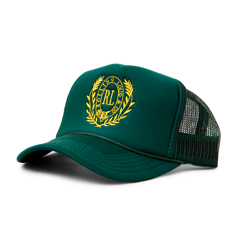 RL Alumni Trucker Hat Green Miami 22'