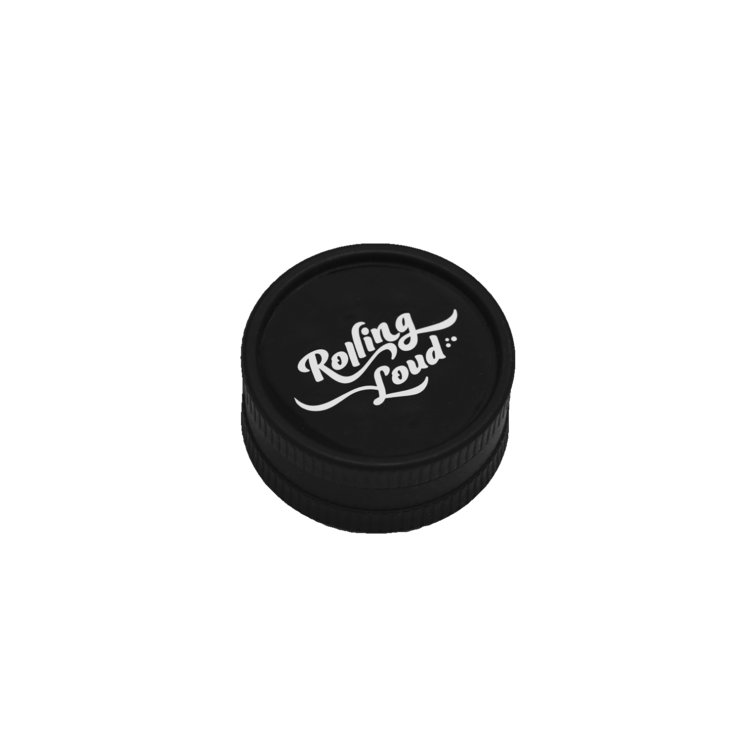 Rolling Loud 2 Piece Plastic Black Grinder