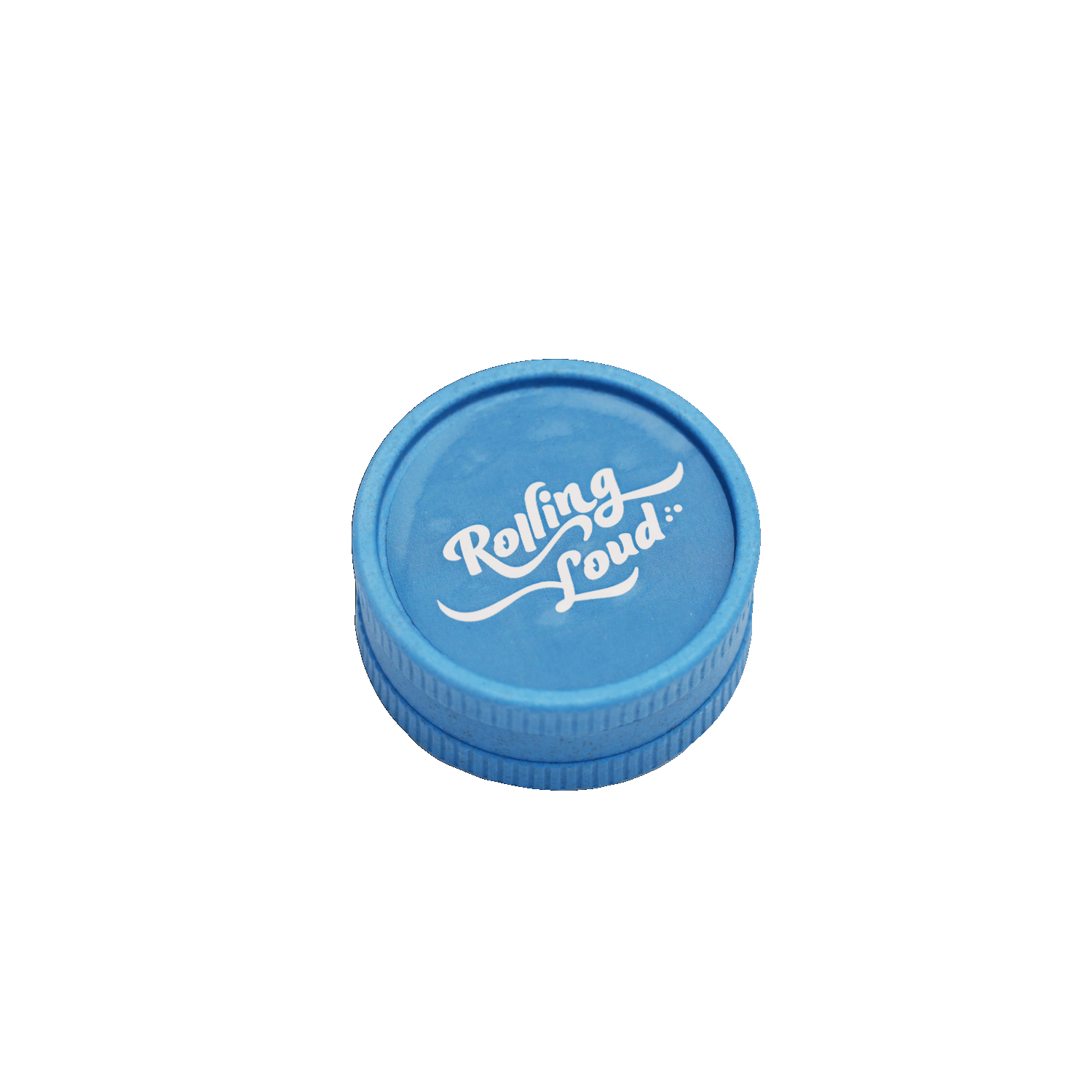 Rolling Loud 2 Piece Plastic Blue Grinder