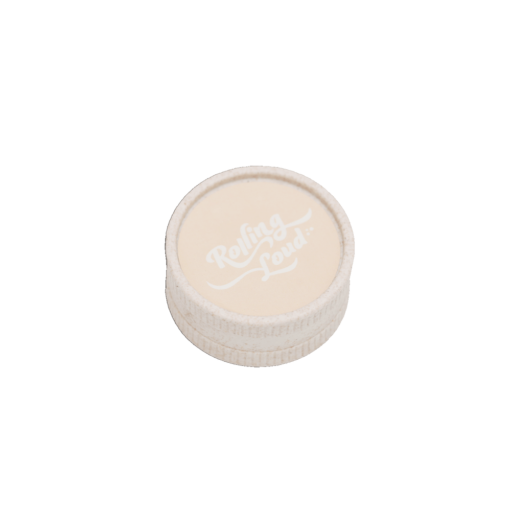 Rolling Loud 2 Chamber Plastic White Grinder