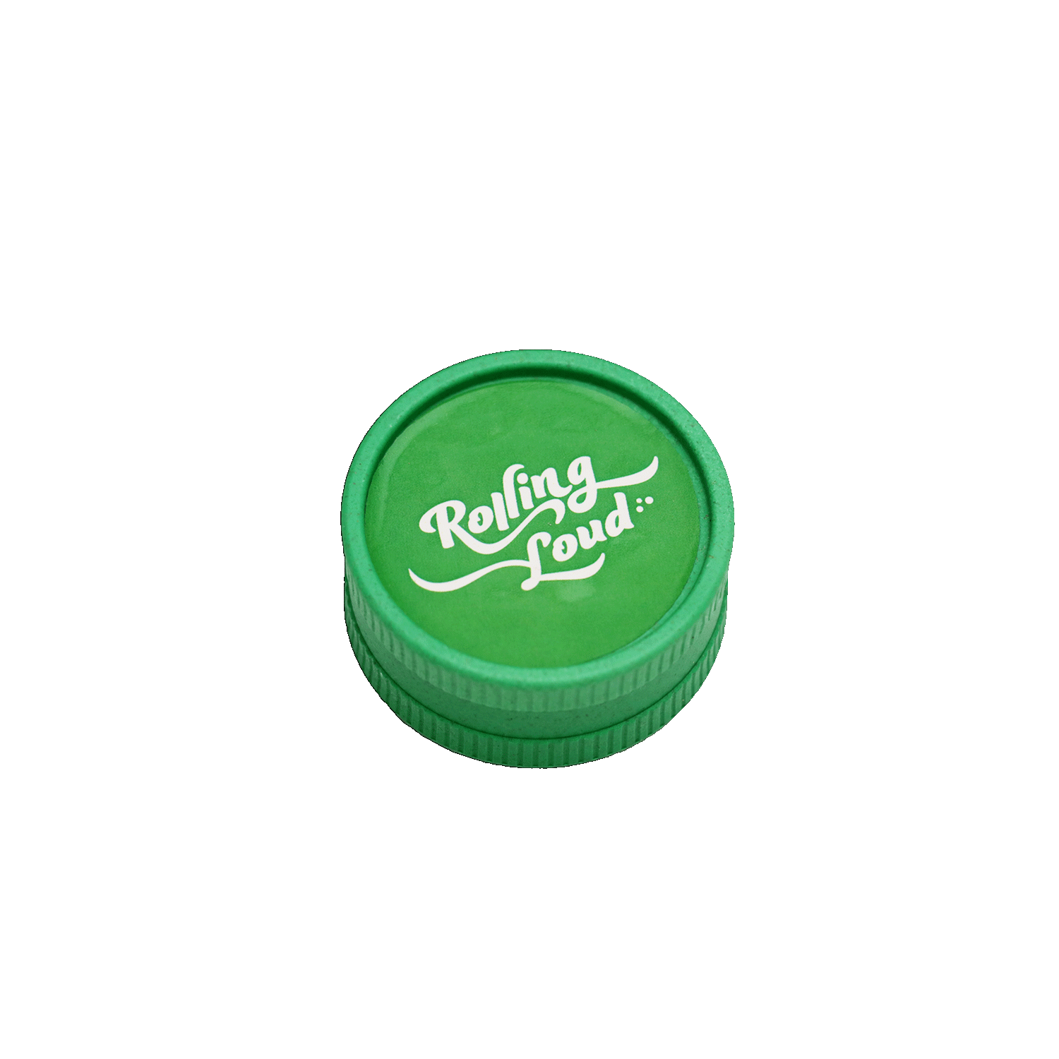 Rolling Loud 2 Piece Plastic Green Grinder