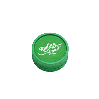 Rolling Loud 2 Piece Plastic Green Grinder