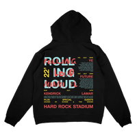 RL Exclusive Miami 2022 Line Up Hoodie Black