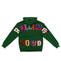 Big Chenille Zip Up Pine