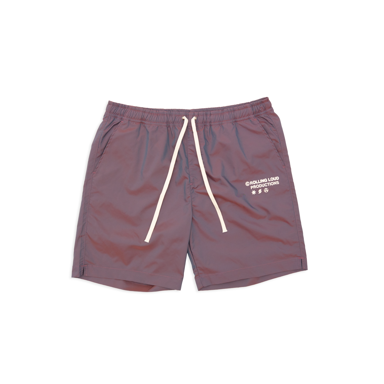 RL Productions Iridescent Chameleon Nylon Shorts - Miami 2021