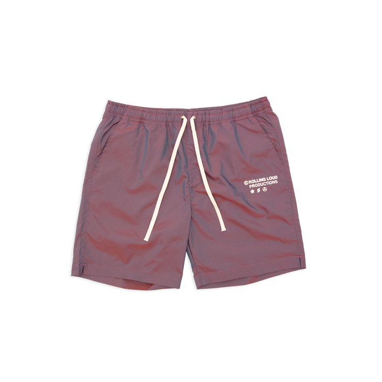 RL Productions Iridescent Chameleon Nylon Shorts - Miami 2021