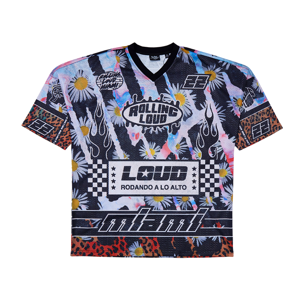 Oversized Mesh Football Jersey