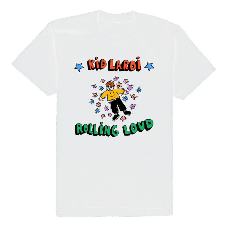 Kid Laroi  x Rolling Loud Vintage White Tee