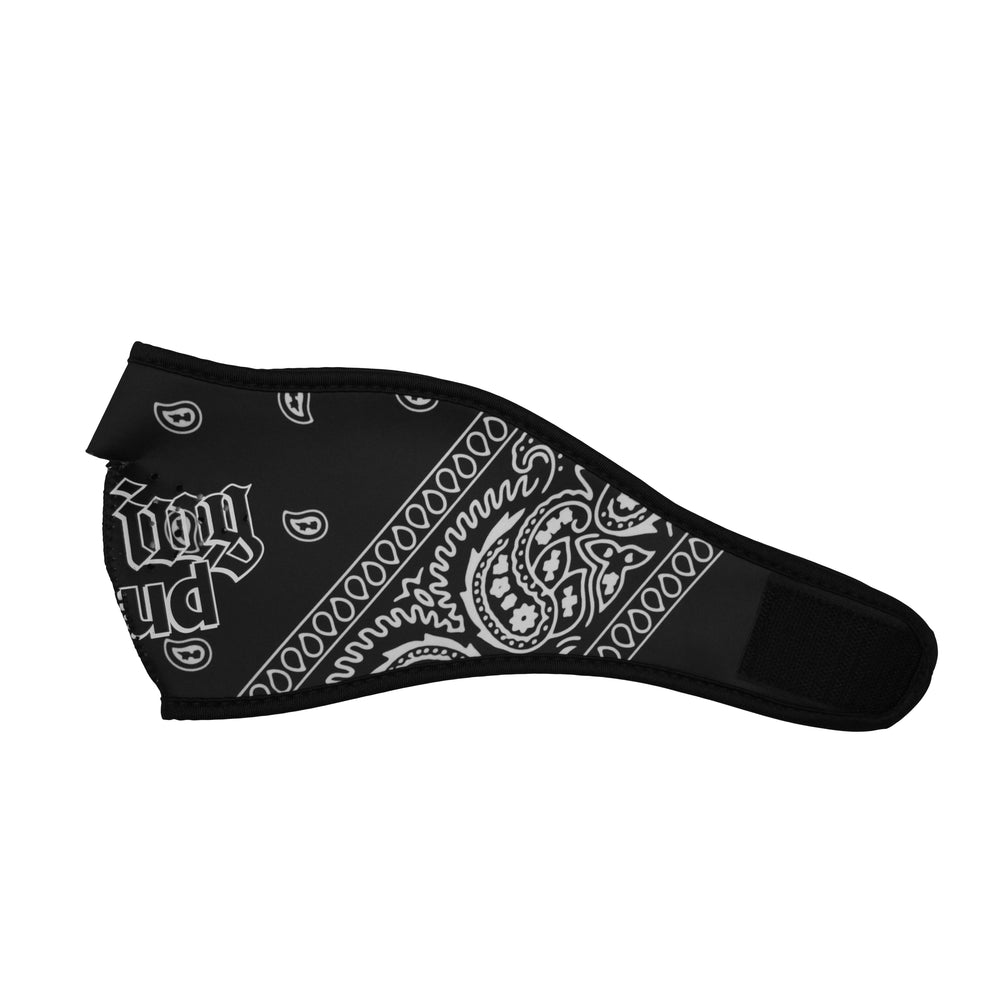 Rolling Loud Black Paisley Face Mask