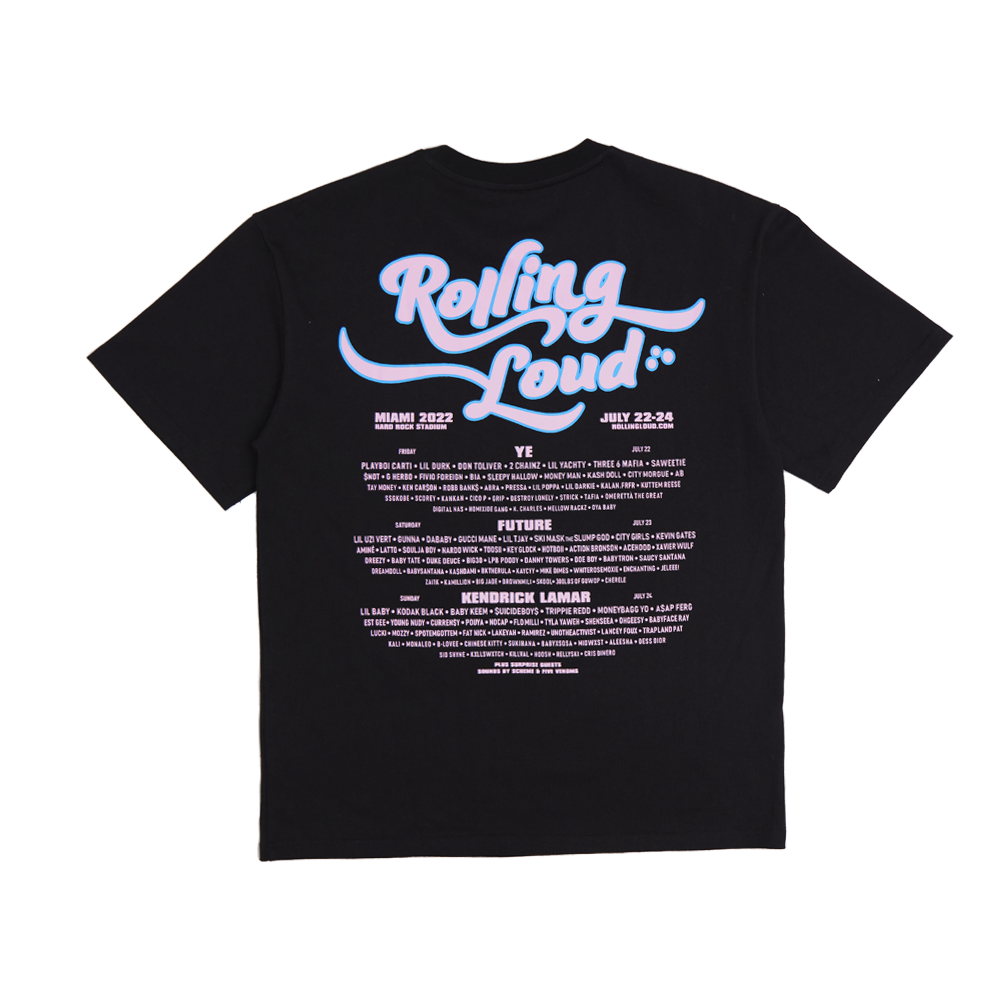 RL Bling T Shirt Black Miami 22