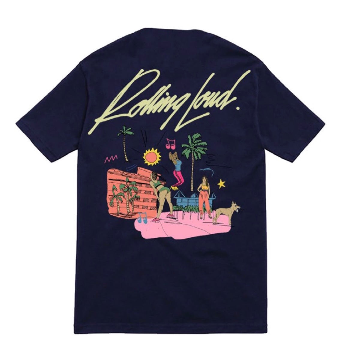 Summer Vacation SS Tee Navy