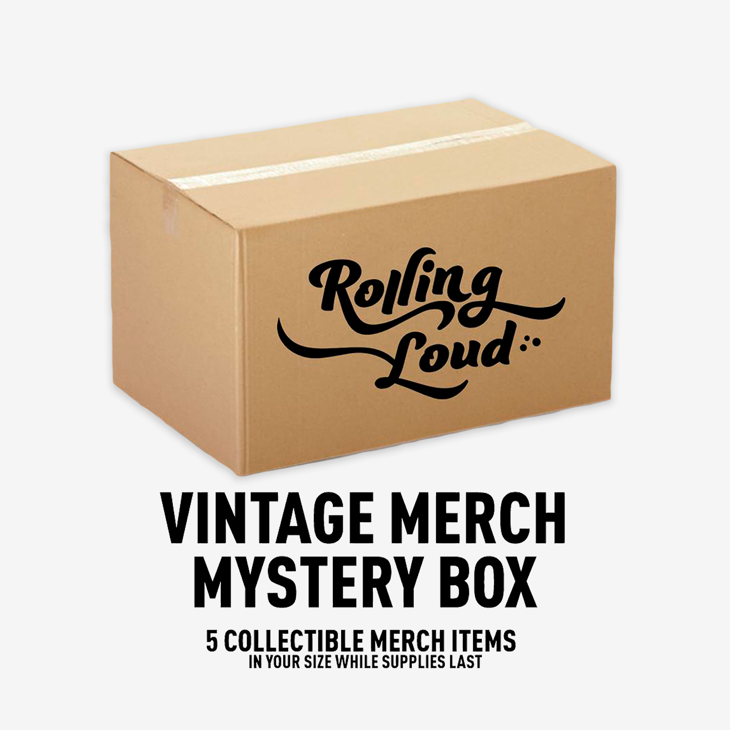 Rolling Loud Vintage Merch Box