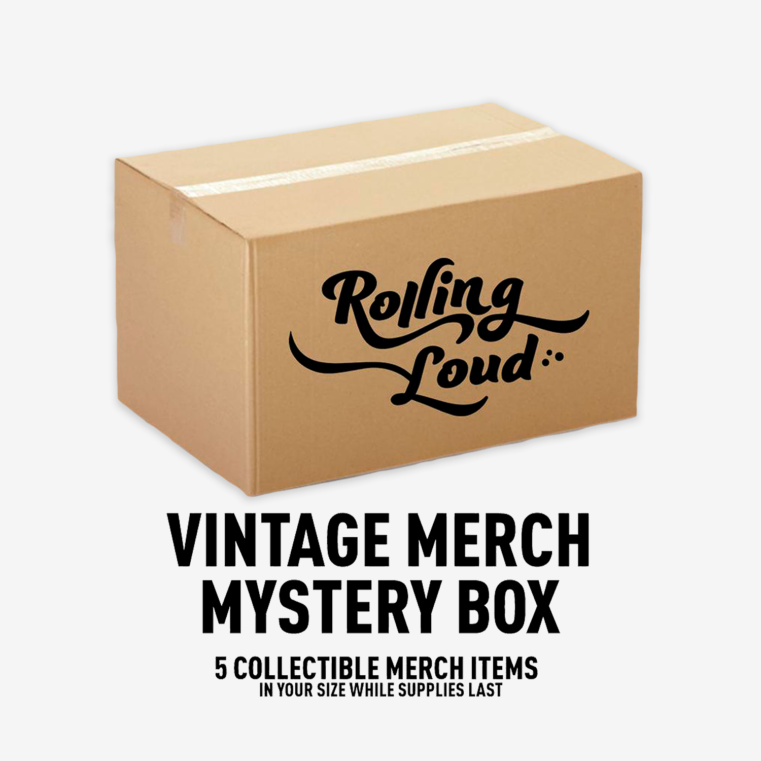 Rolling Loud Vintage Merch Box | Rolling Loud