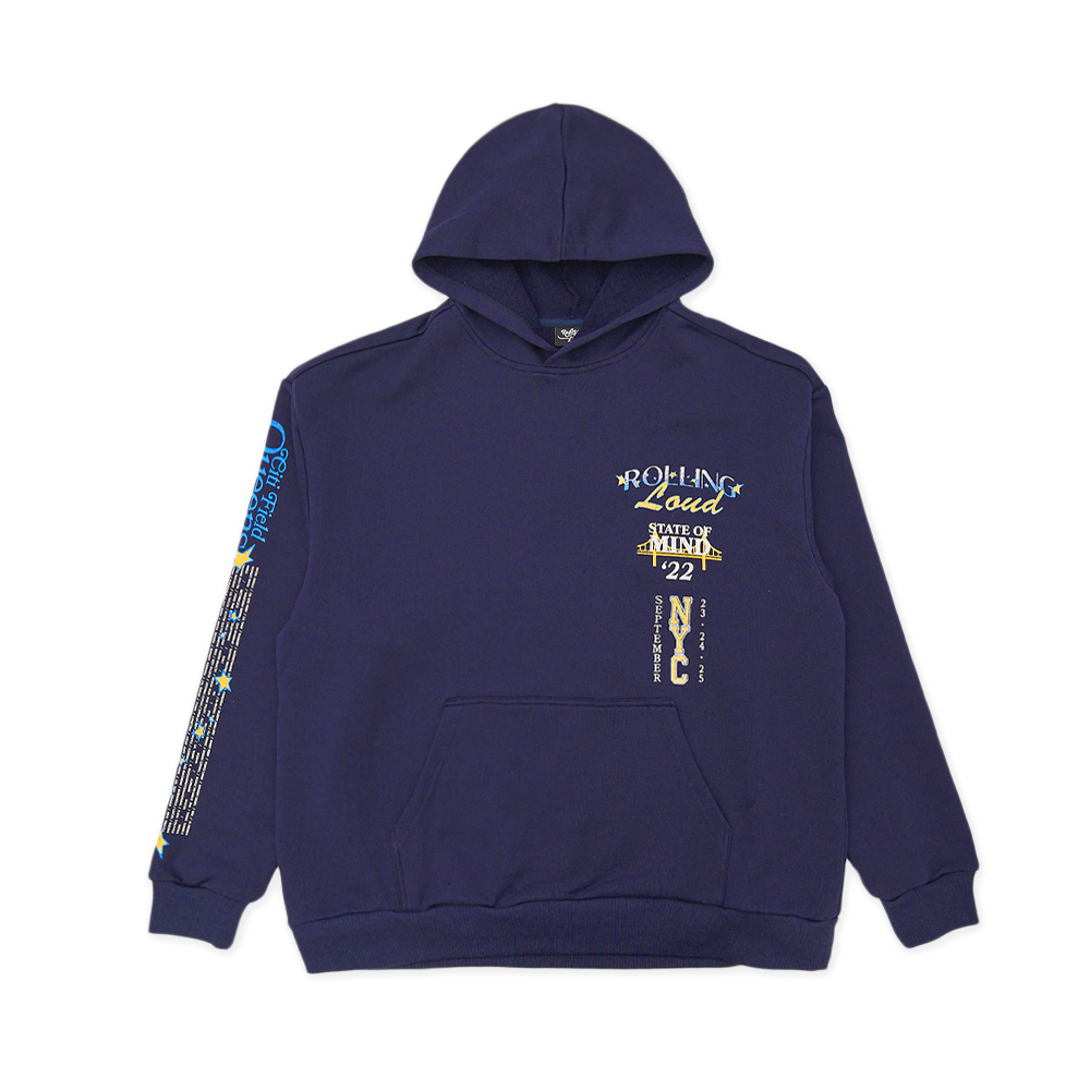 RL State Of Mind Hoodie Navy NYC 22