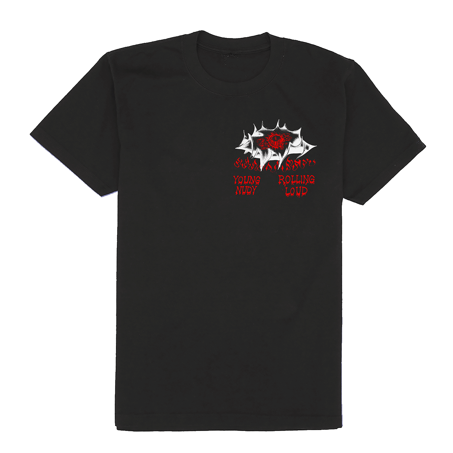 Young Nudy x Rolling Loud Black Vintage Tee