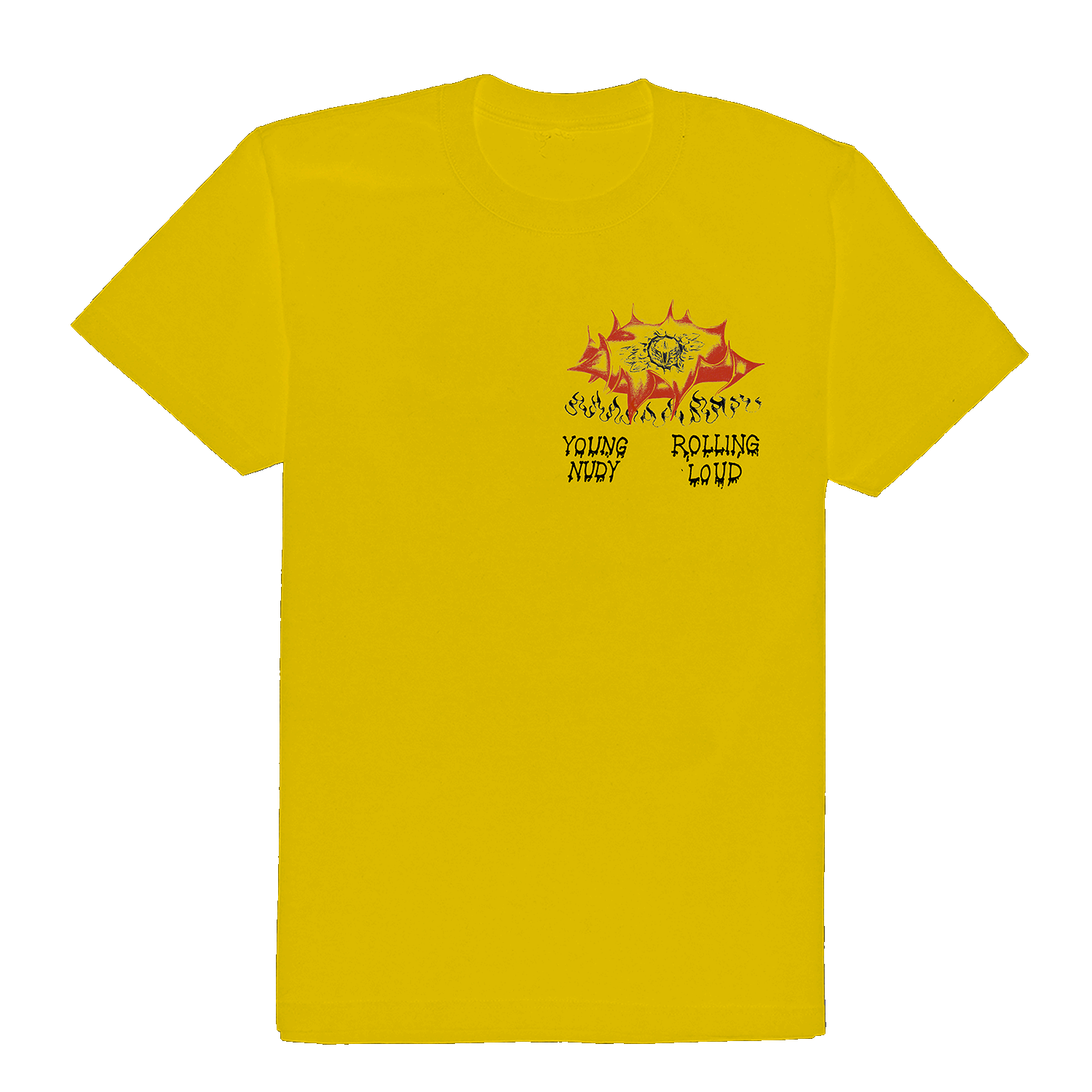 Young Nudy x Rolling Loud Yellow Vintage Tee