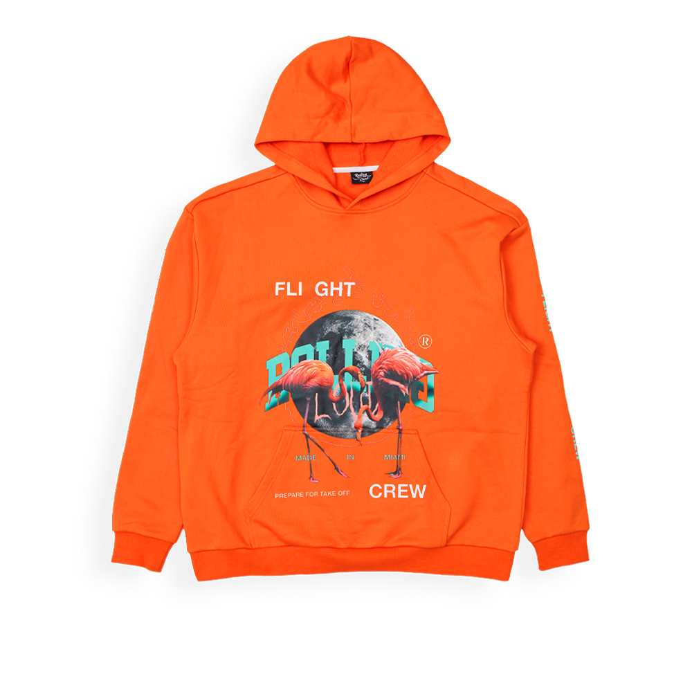 RL Flamingo Hoodie Orange