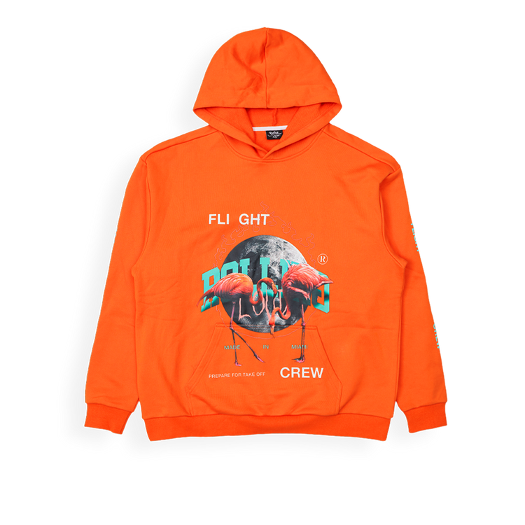 RL Flamingo Hoodie Orange