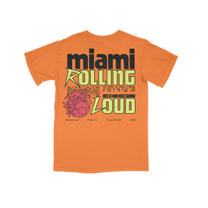 Splashin' Miami 21 Tee Orange