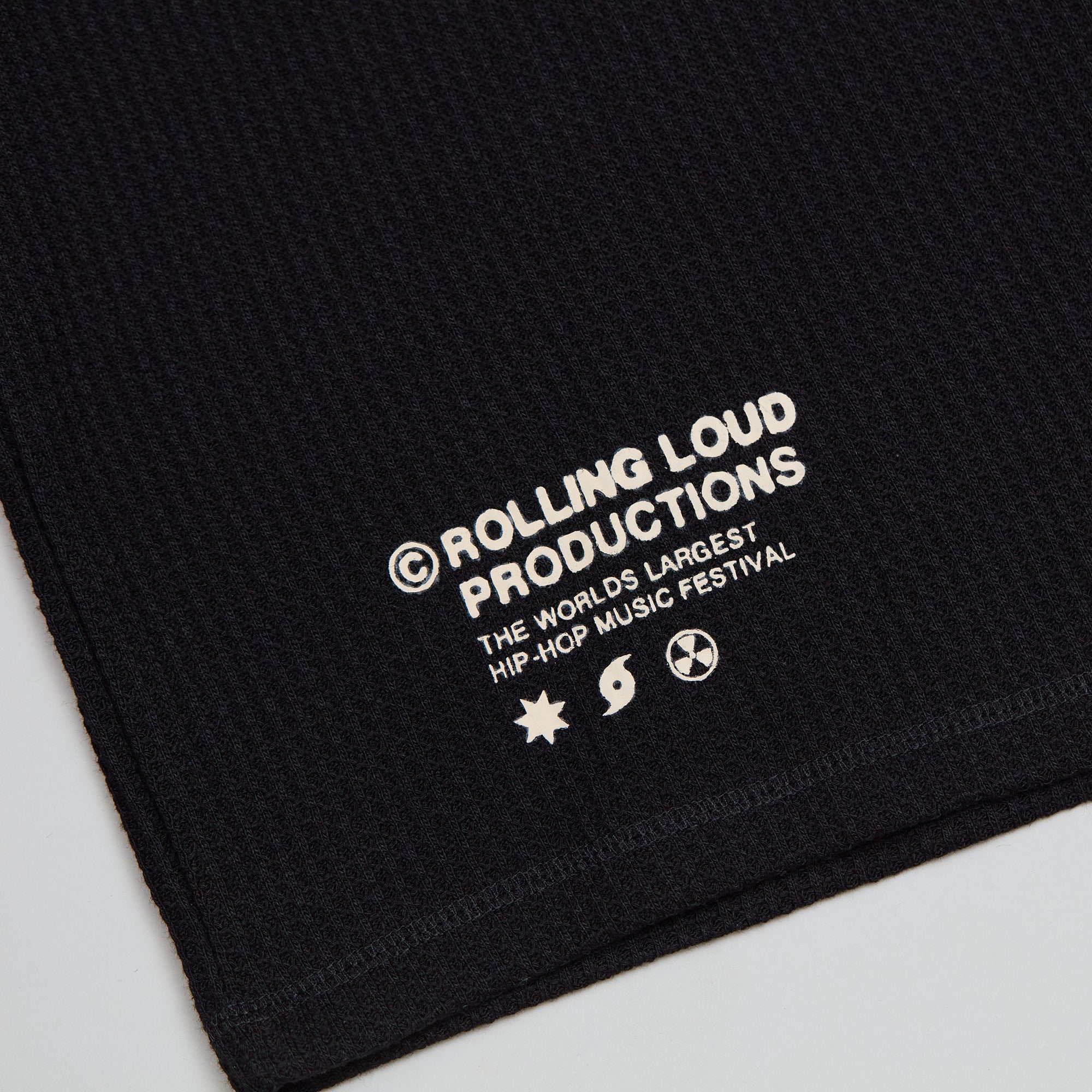 RL Productions Waffle Long Sleeve Black