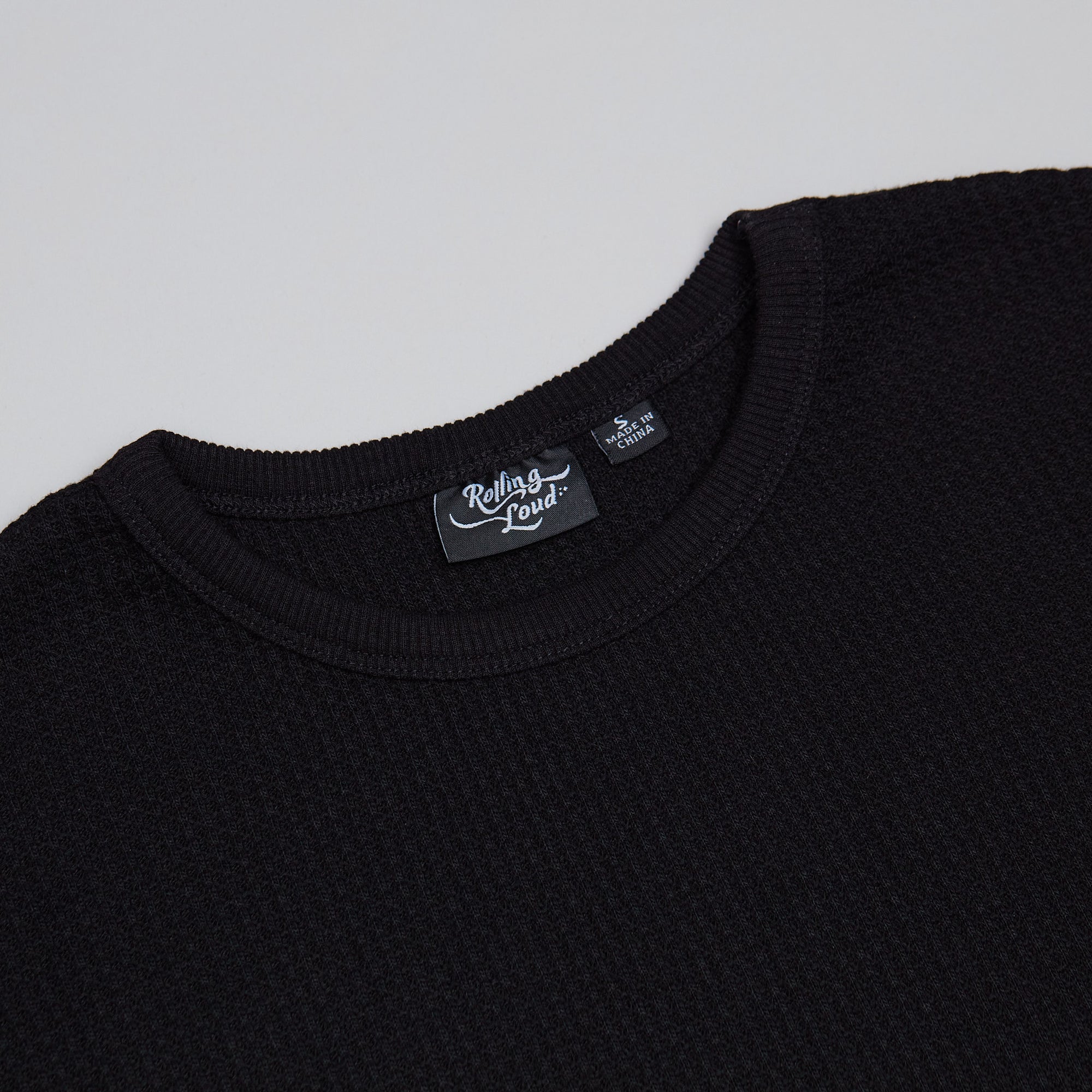 RL Productions Waffle Long Sleeve Black
