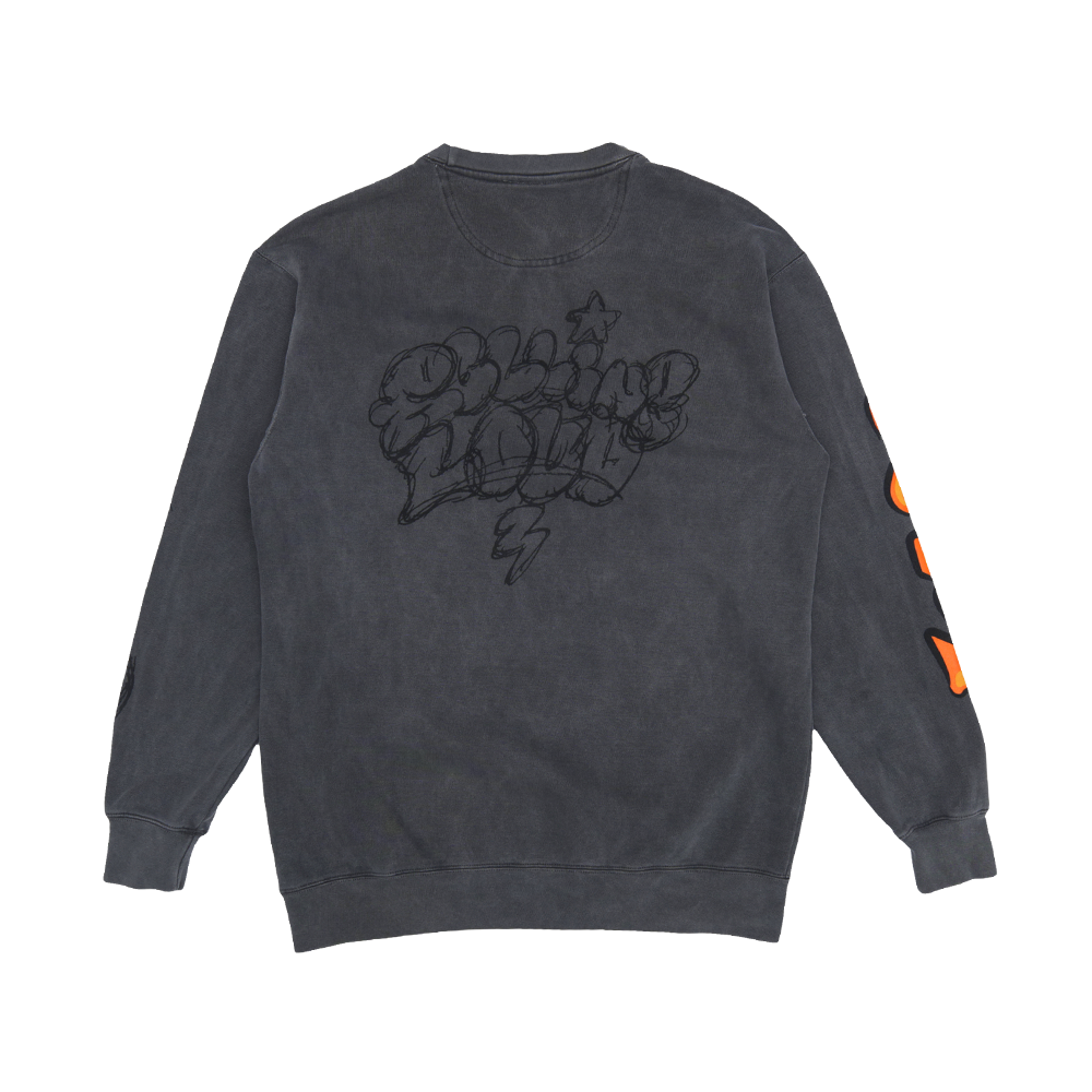 Sketch Vintage Black Crewneck