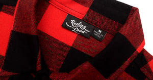 Red Flannel Drop Shoulder Shirt