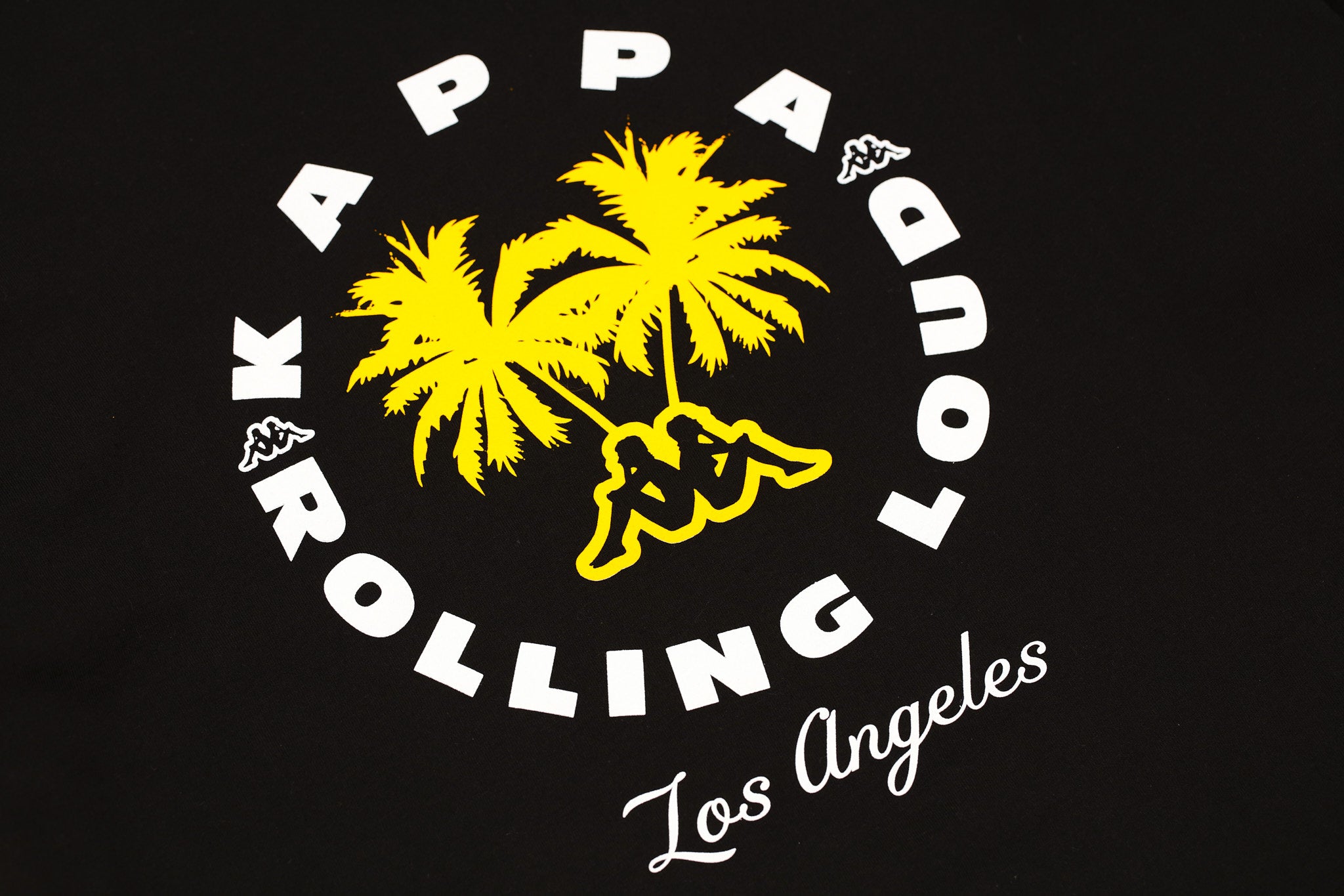 RL X Kappa Sweatpants LA 21 Black | Rolling Loud