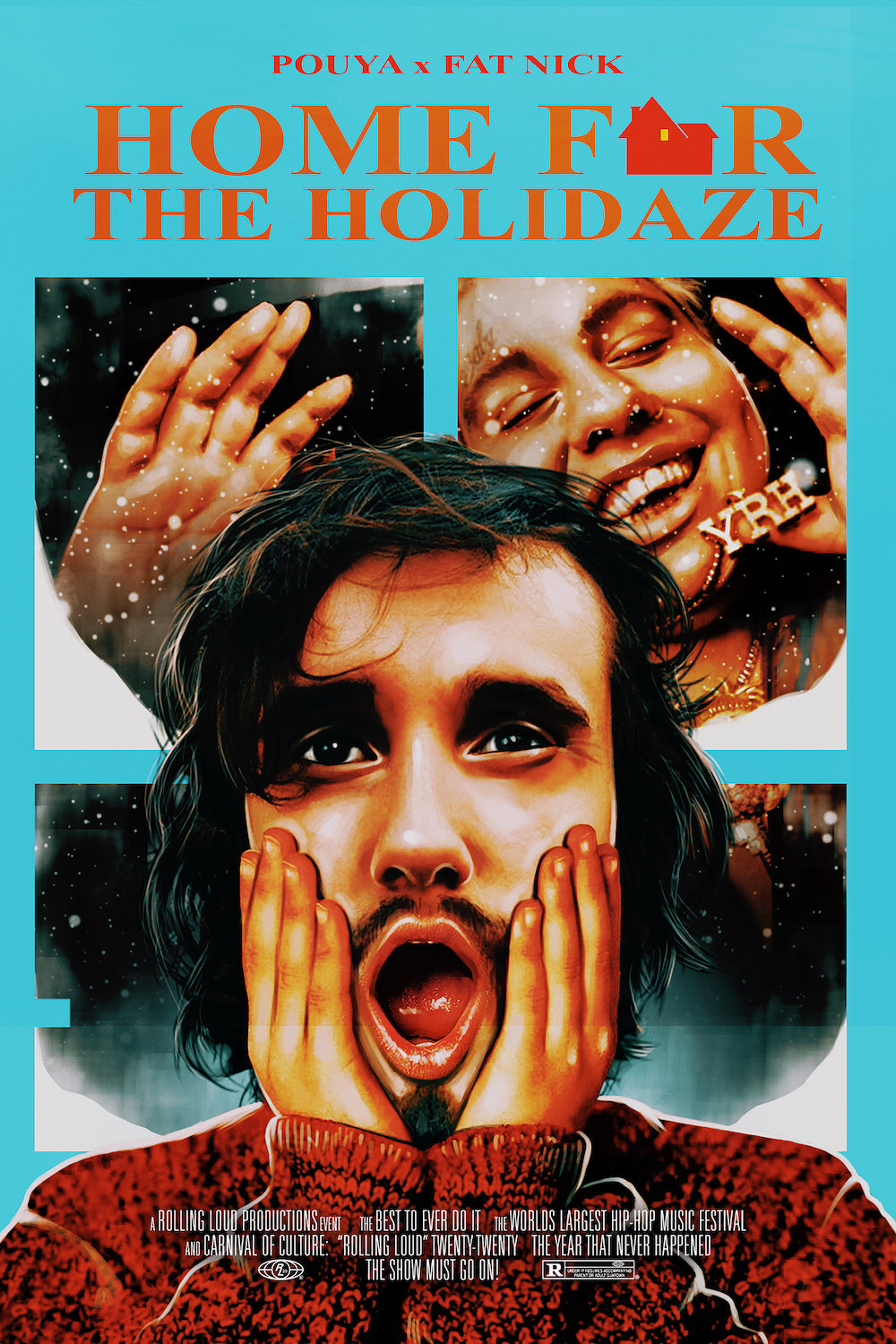 Pouya x Fat Nick Home For The Holizade Poster