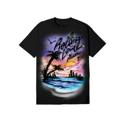 RL The Magic City T Shirt Black Miami 22'