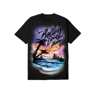 RL The Magic City T Shirt Black Miami 22'