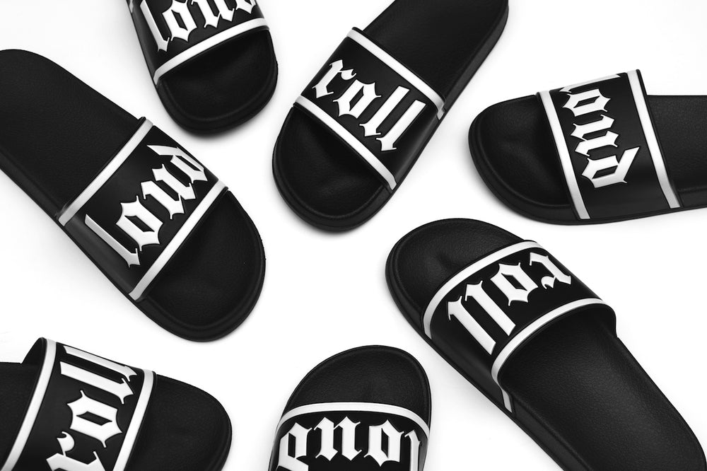 ROLL LOUD OE Embossed Slides