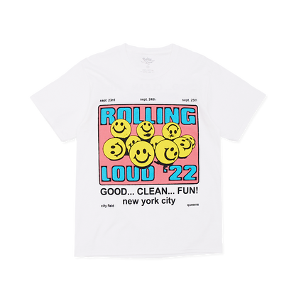 RL Smiley T Shirt White NYC 22