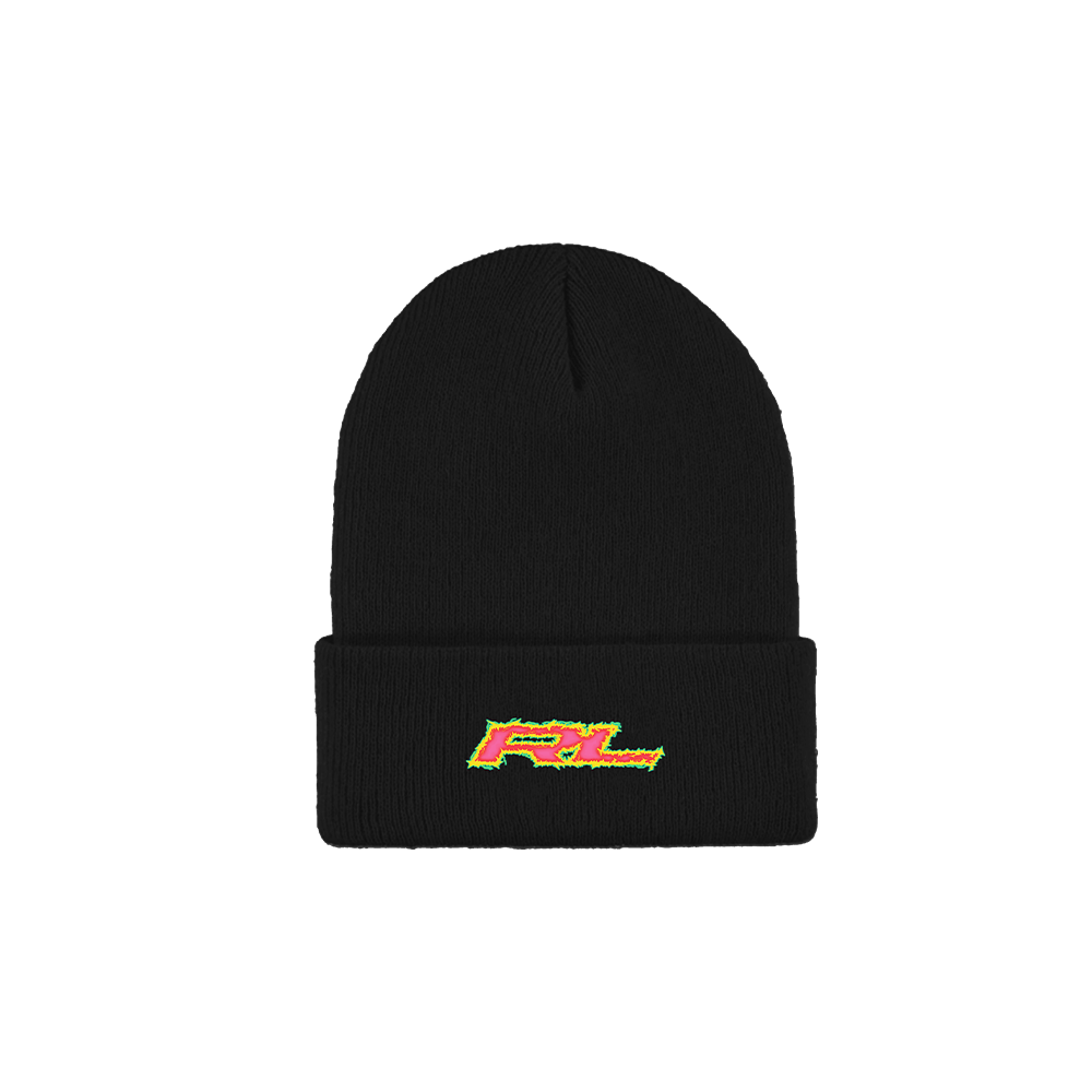 Static Black Beanie