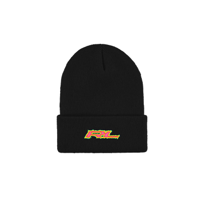 Static Black Beanie