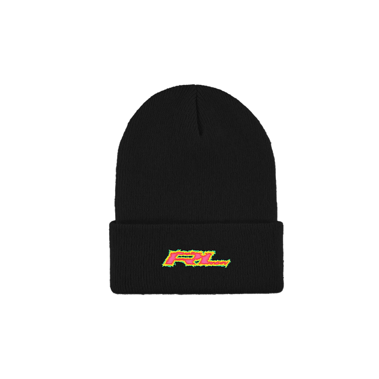 Static Black Beanie