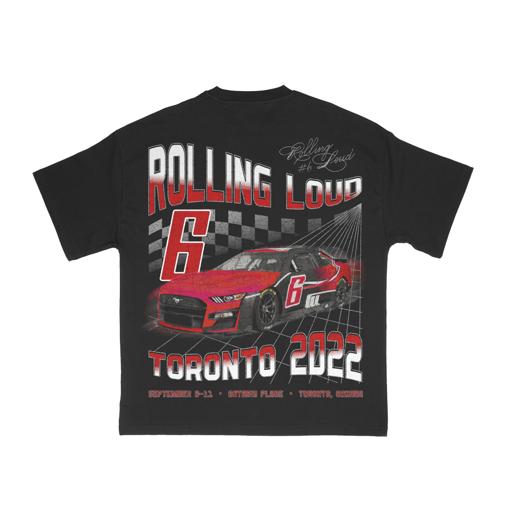 RL Nascar T Shirt Black Toronto 22'