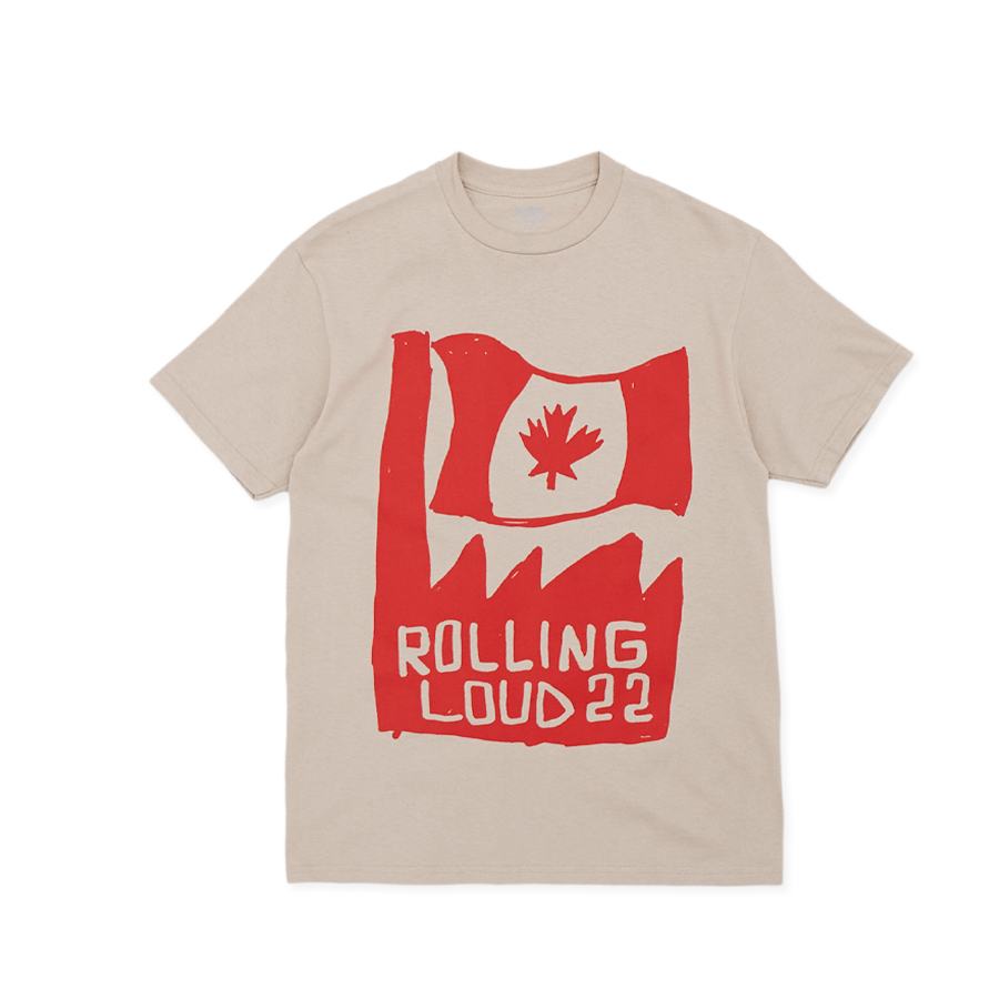 RL Flag T Shirt Sand Toronto 22'
