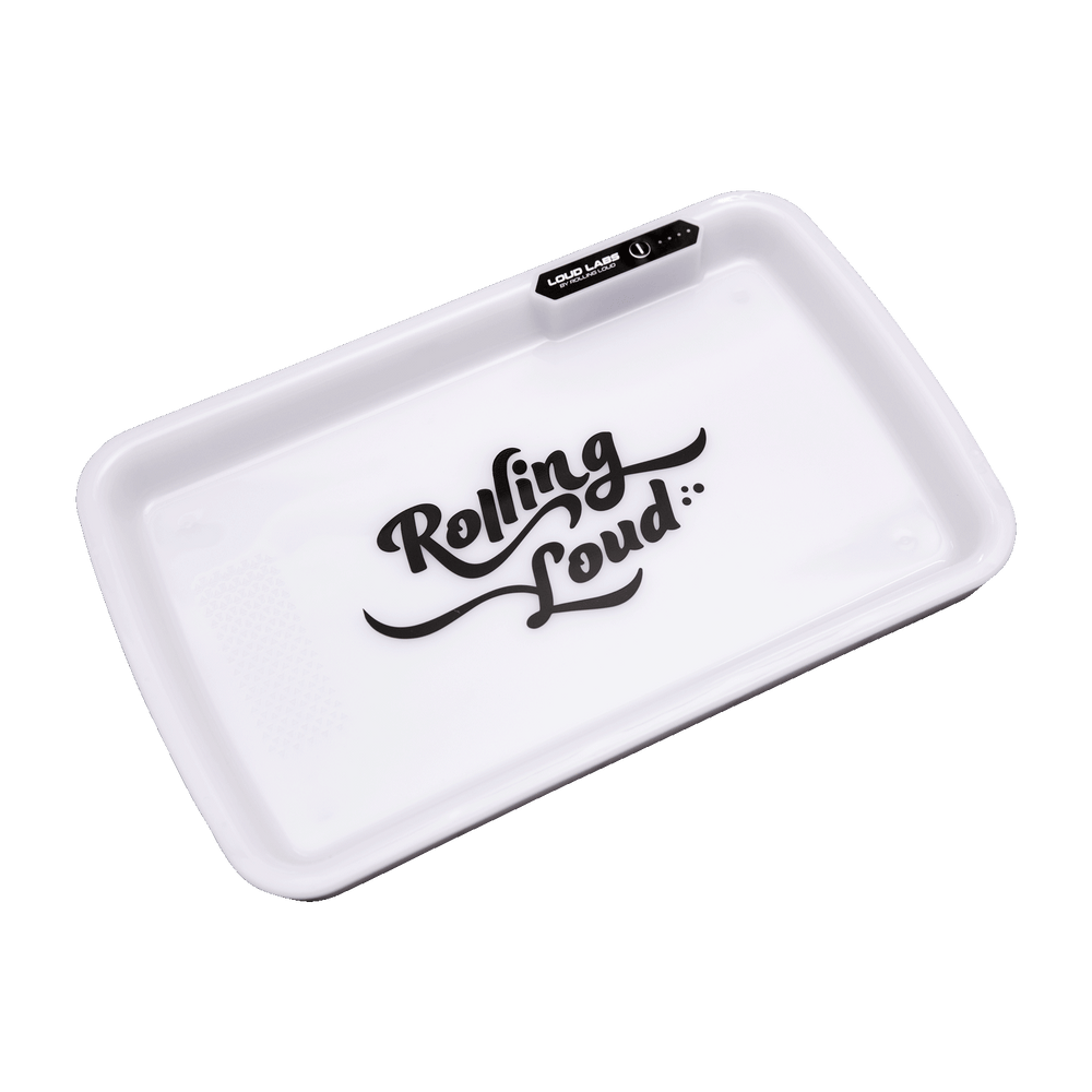 RL White Rolling Tray