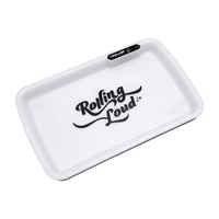 RL White Rolling Tray