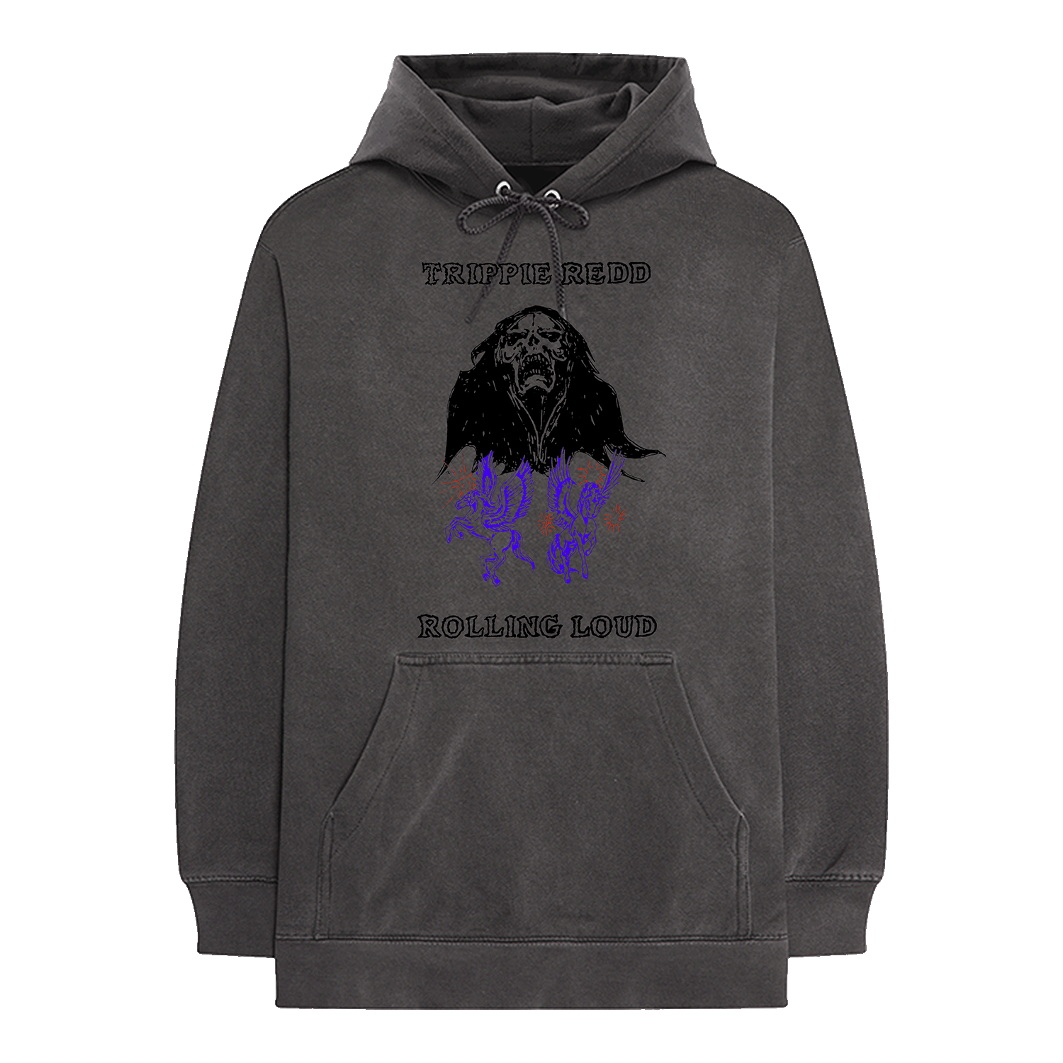 Trippie Redd x Rolling Loud Stream Washed Hoodie