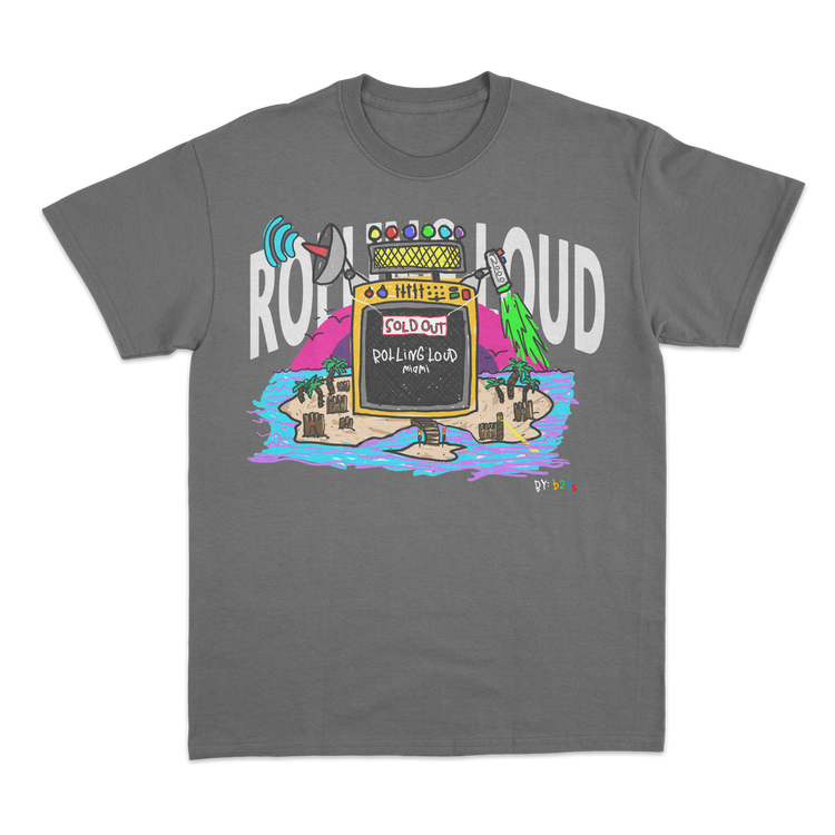 Miami 2021 Exclusive Line Up Tee - Vintage Black