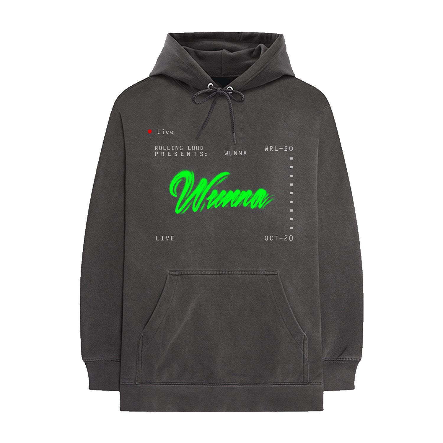 Gunna x Rolling Loud Stream Live Washed Hoodie
