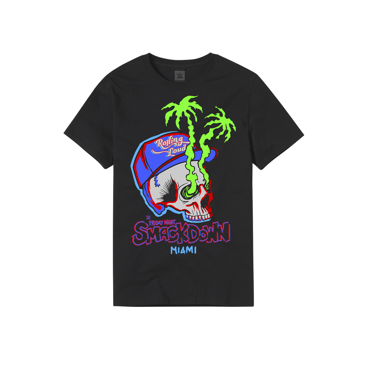 SMACKDOWN ROLLING LOUD MIAMI SKULL BLACK