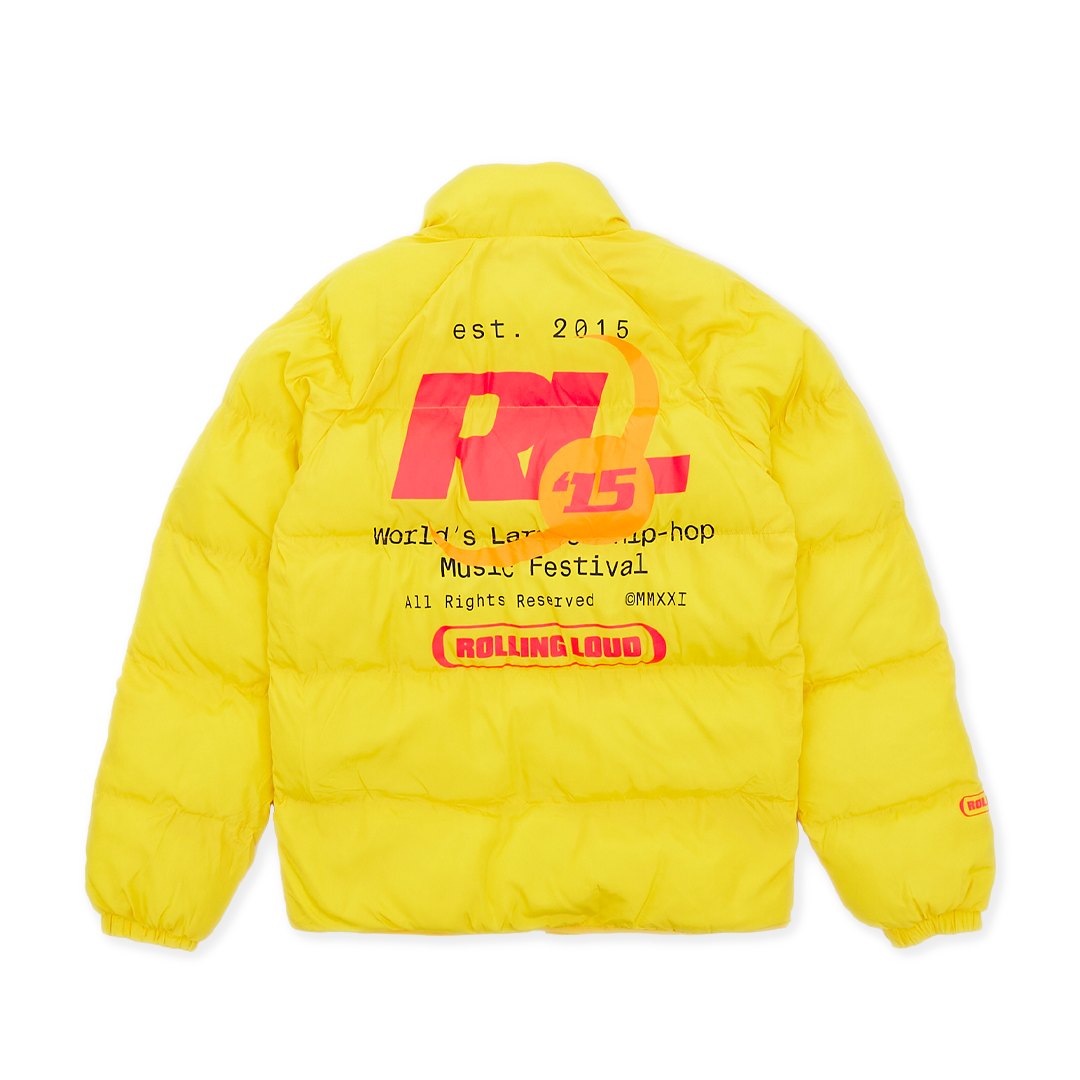 Loud Yellow Puffer Jacket