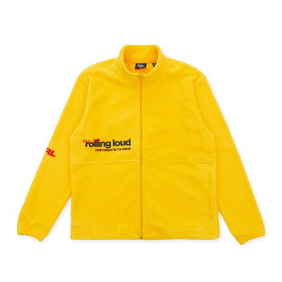 Loud Micro Fleece Jacket Yellow