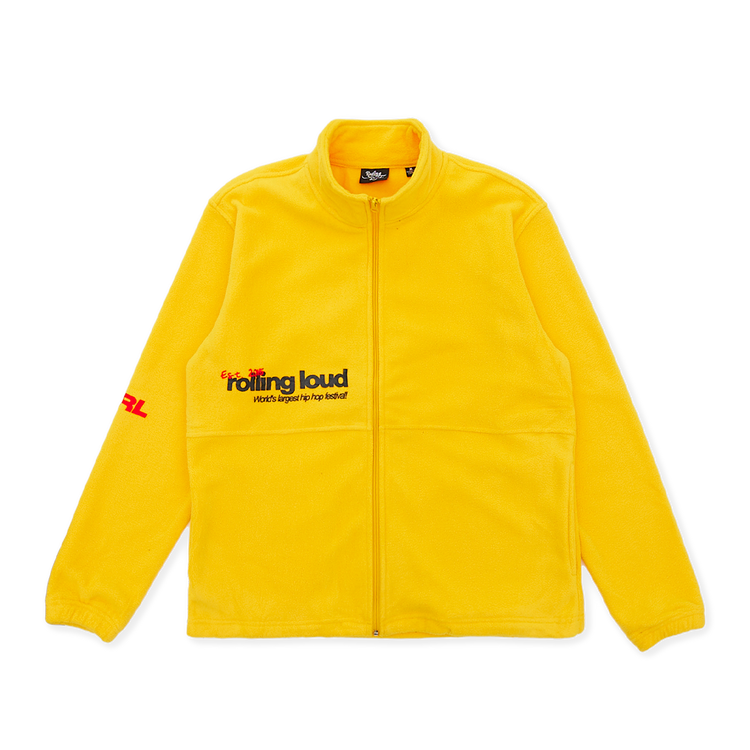 Loud Micro Fleece Jacket Yellow